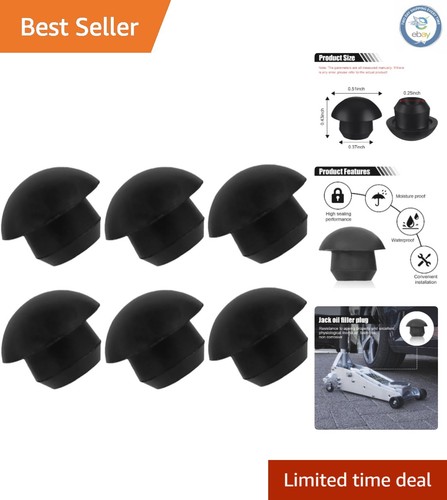 Versatile piece black rubber - versatile, 6-piece